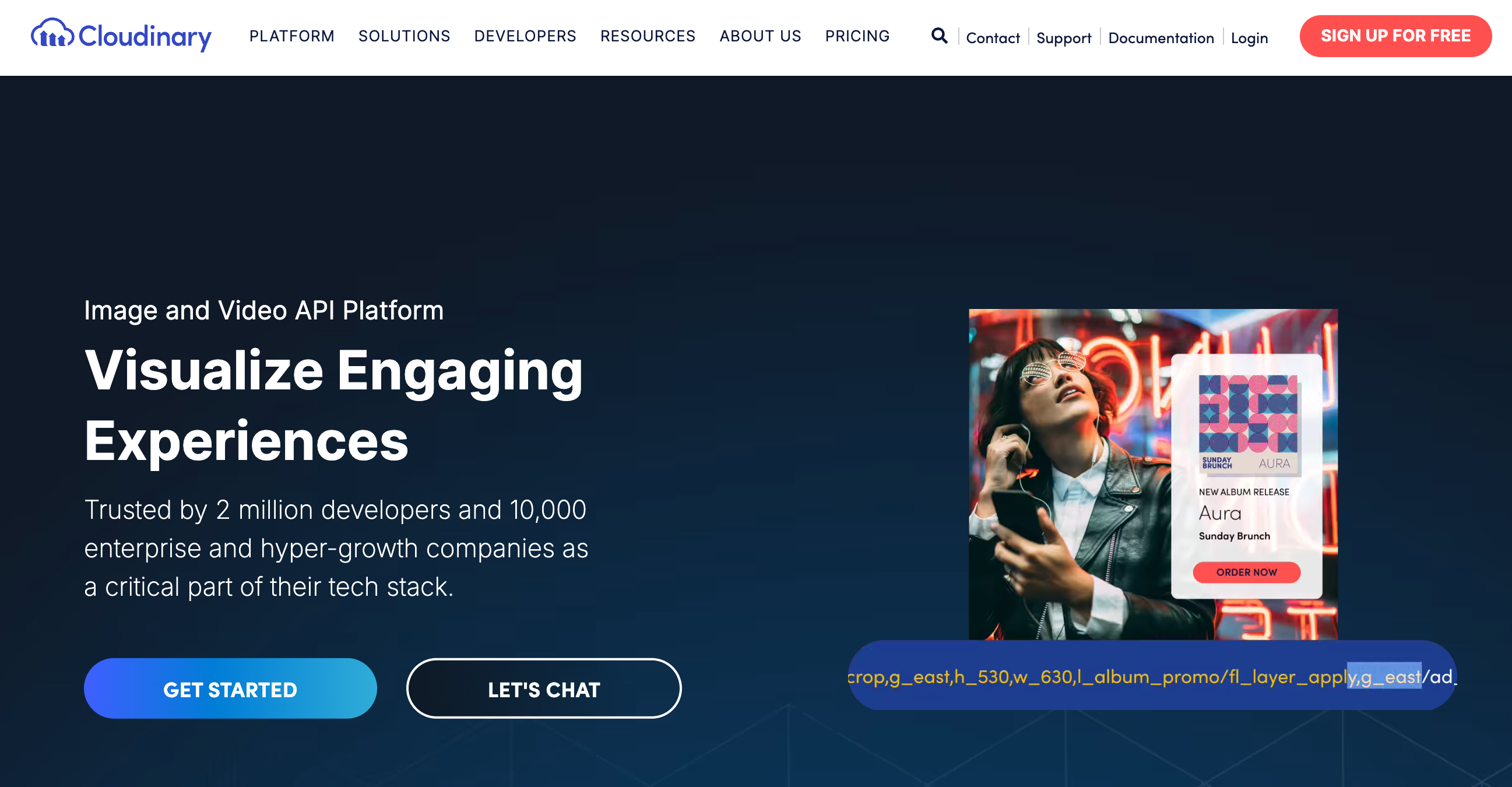 Cloudinary Video hosting API
